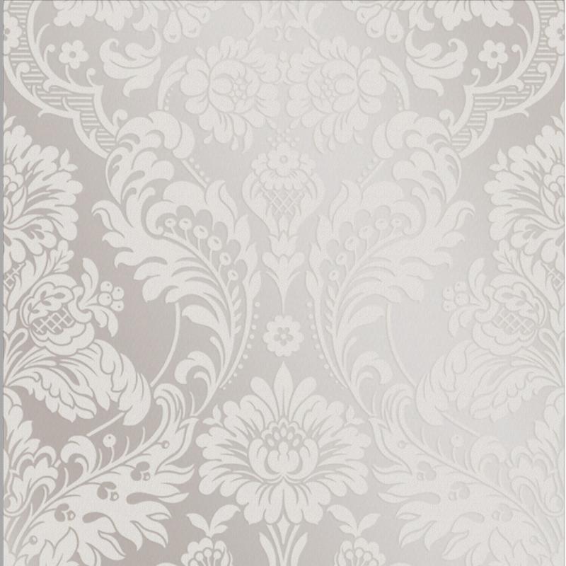 Gothic Damask Flock Wallpaper Sample Swatch