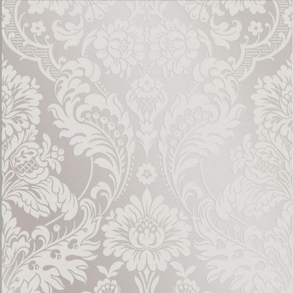 Gothic Damask Flock Wallpaper Sample Swatch