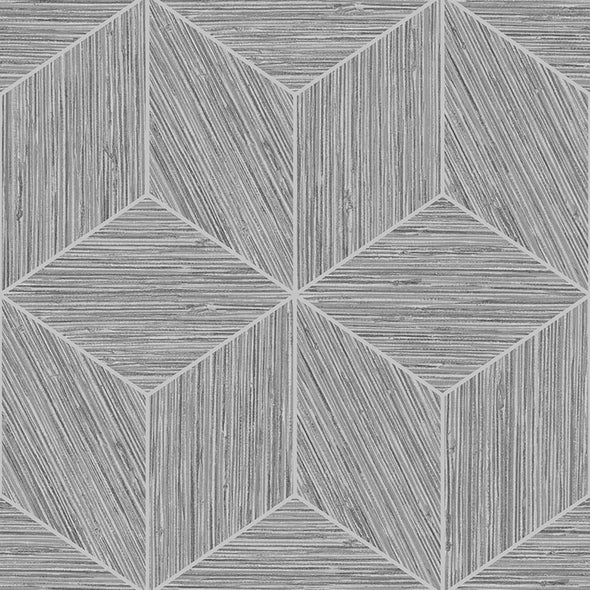 Grasscloth Geo Wallpaper Sample Swatch