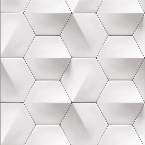 Hex-A-Gone Wallpaper Sample Swatch