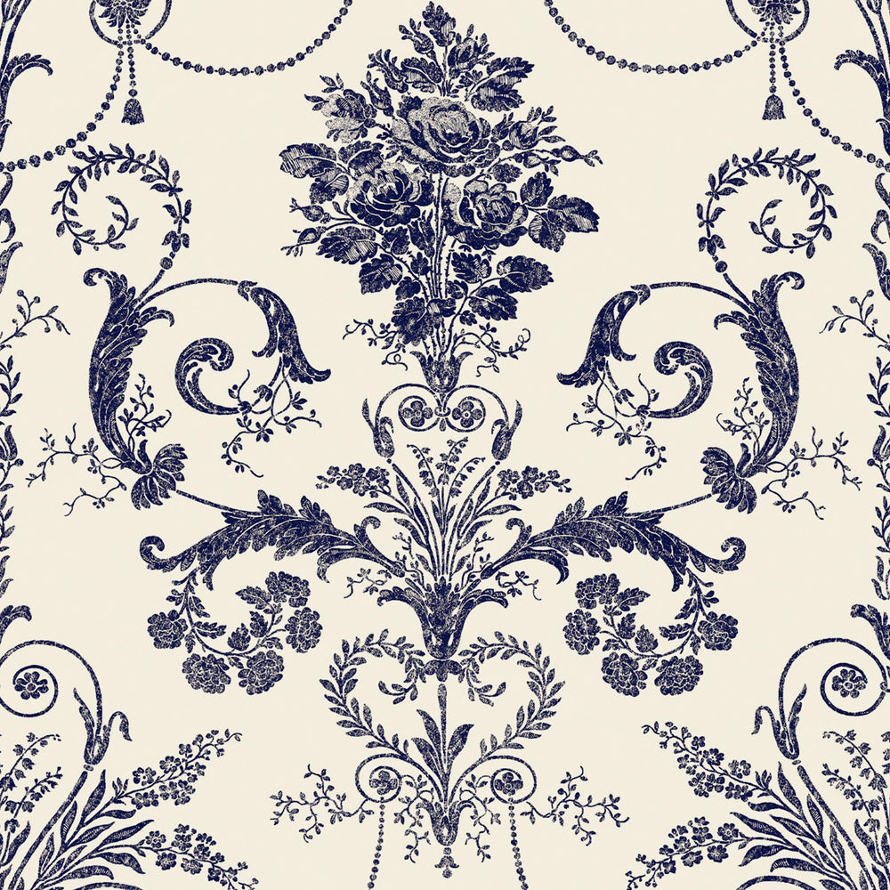 Laura Ashley Josette Amethyst Wallpaper Sample Swatch