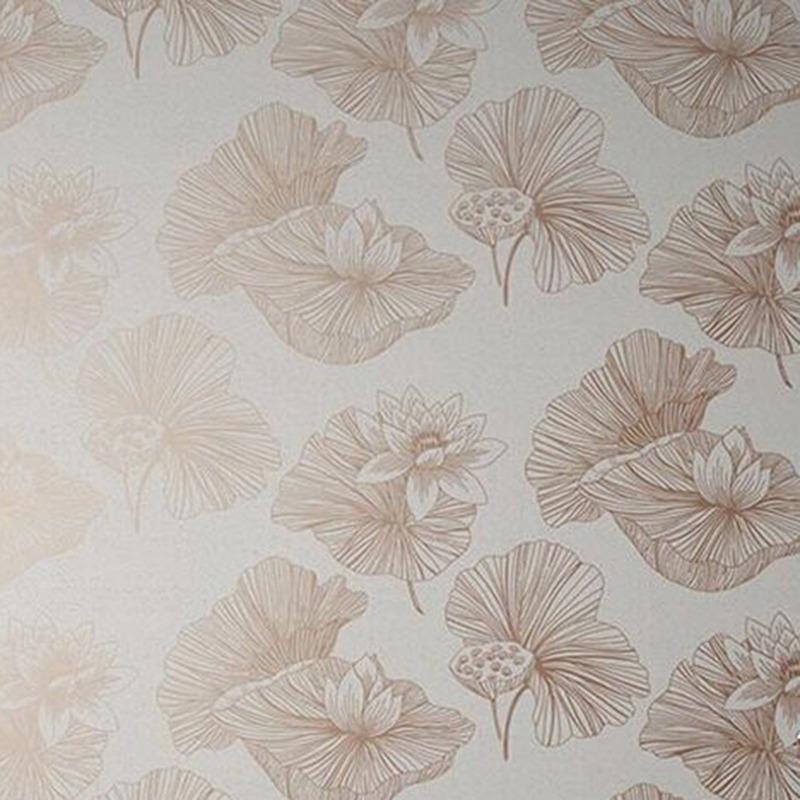 Lotus Wallpaper Sample Swatch