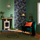 Magpie Floral Wallpaper