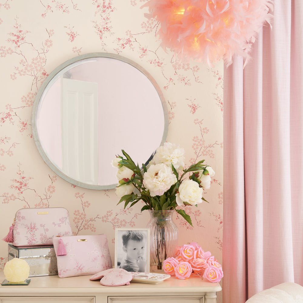 Laura Ashley Oriental Blossom Blush Wallpaper Wallpaper