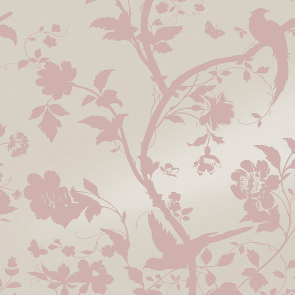 Oriental Garden Pearlescent Wallpaper Sample Swatch