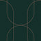 Palais Wallpaper Sample Swatch  option Green / Copper Sample