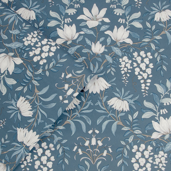 Laura Ashley Parterre Dark Seaspray Wallpaper Wallpaper