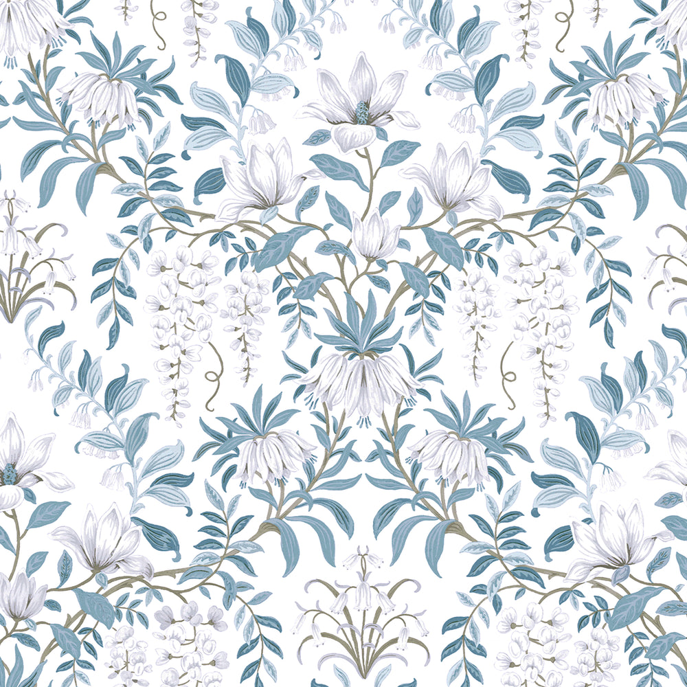 Laura Ashley Parterre Dark Seaspray Wallpaper Wallpaper