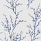 Pussy Willow Wallpaper Sample Swatch  option Off White/Midnight Sample
