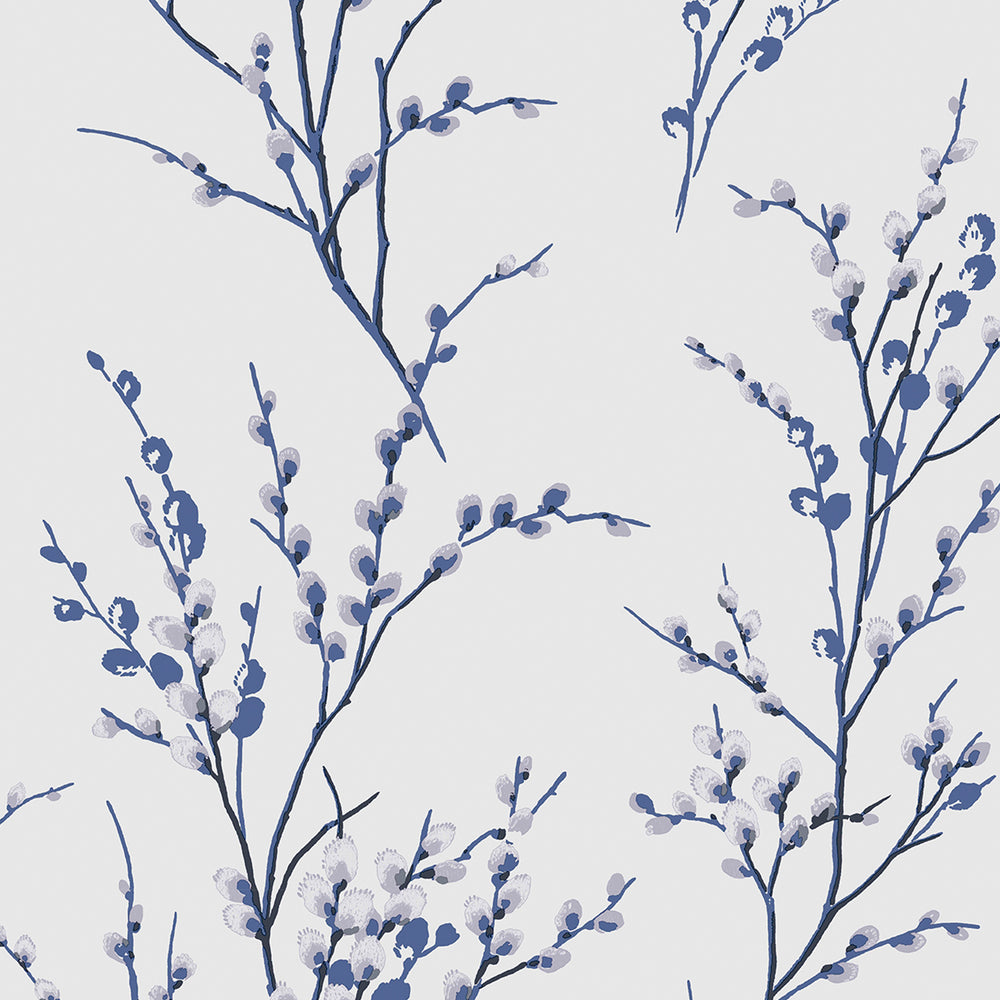 Laura Ashley Pussy Willow Dove Grey Wallpaper Wallpaper