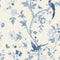 Summer Palace Wallpaper Sample Swatch  option Royal Blue Sample