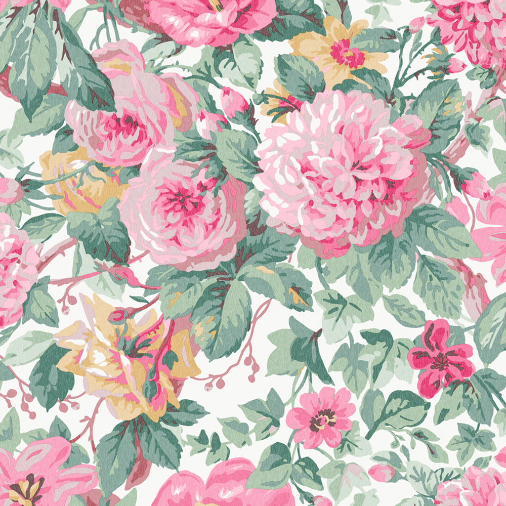 Laura Ashley Aveline Wallpaper Rose Wallpaper