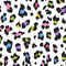 Big Cat Wallpaper Sample Swatch  option Tutti Fruiti Sample