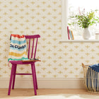 Block Print Bee Wallpaper