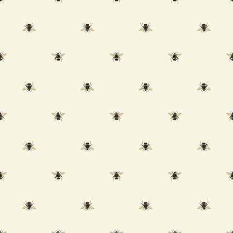 Botanical Bee Wallpaper