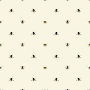 Botanical Bee Wallpaper