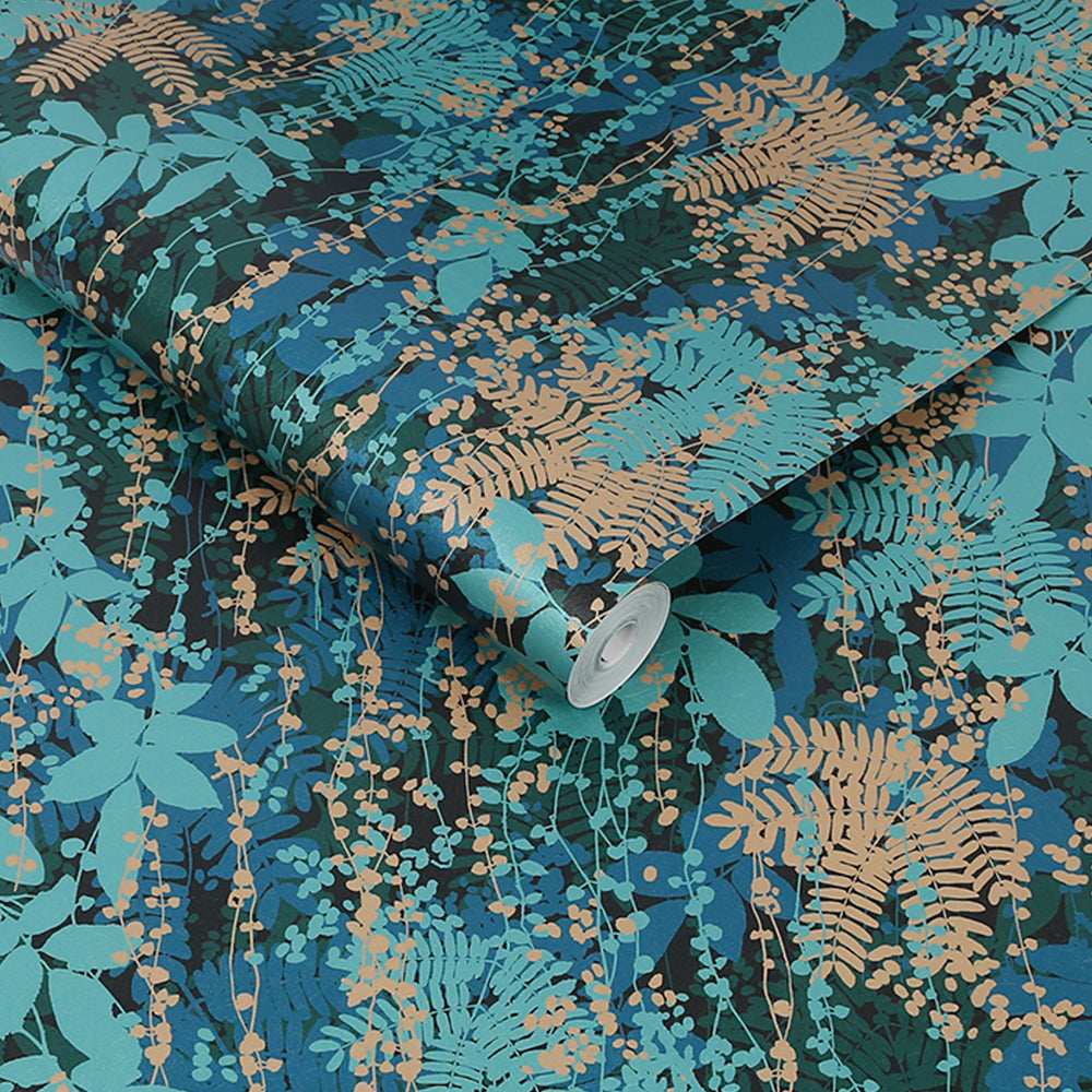 Clarissa Hulse Canopy Antique Gold Wallpaper