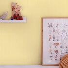 Country Critters Ticking Stripe Wallpaper