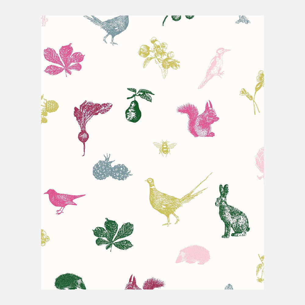 Joules Etched Woodland Wallpaper
