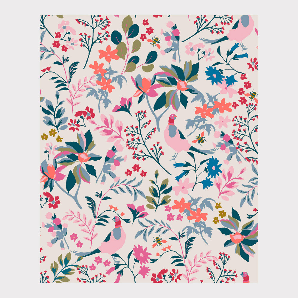 Joules Fields Edge Floral Wallpaper