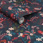 Fields Edge Floral Wallpaper