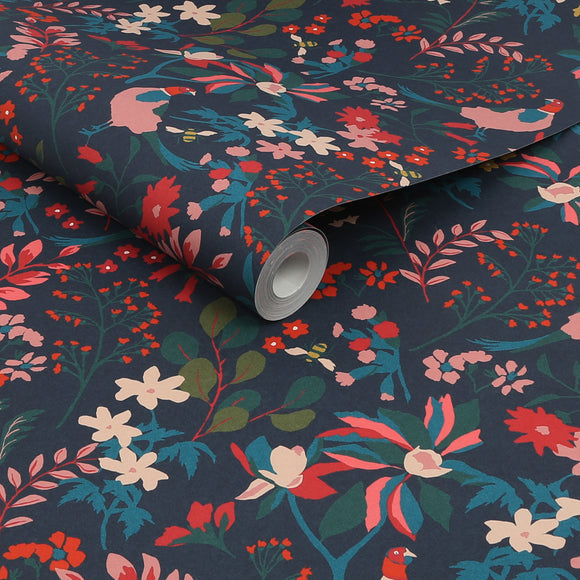 Fields Edge Floral Wallpaper