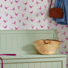 Flirty Pheasants Wallpaper