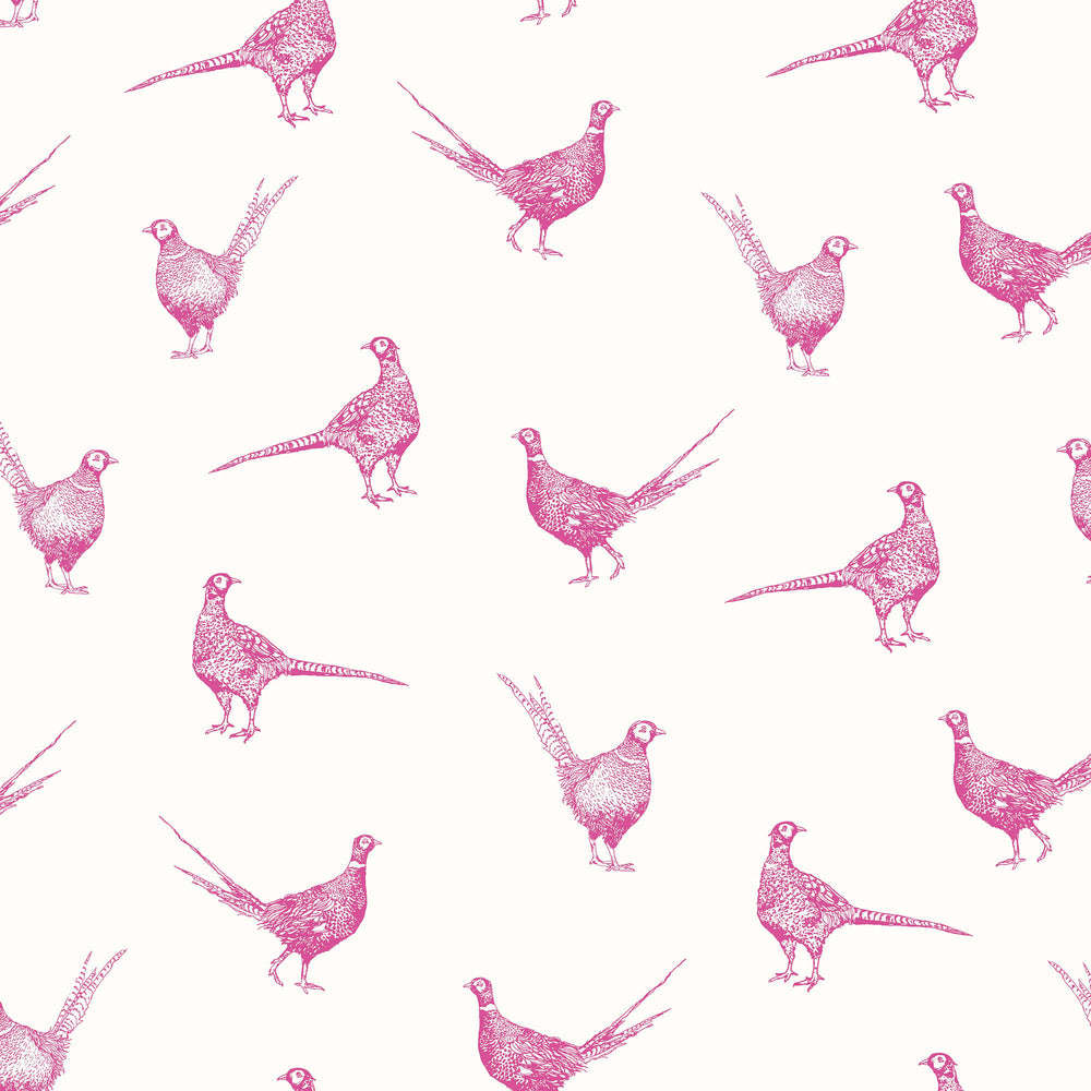 Joules Flirty Pheasants Wallpaper