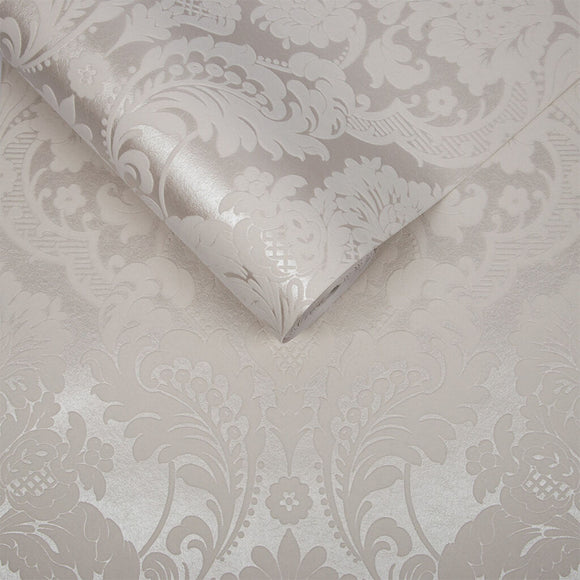 Graham & Brown Gothic Damask Flock Wallpaper 2Modern