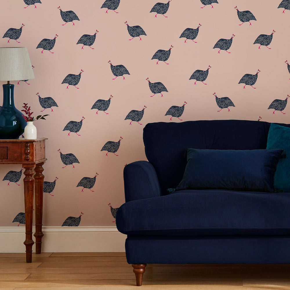 Joules Guinea Fowl Wallpaper
