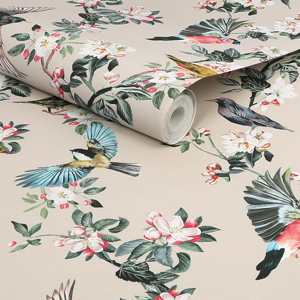 Joules Handford Garden Birds Wallpaper