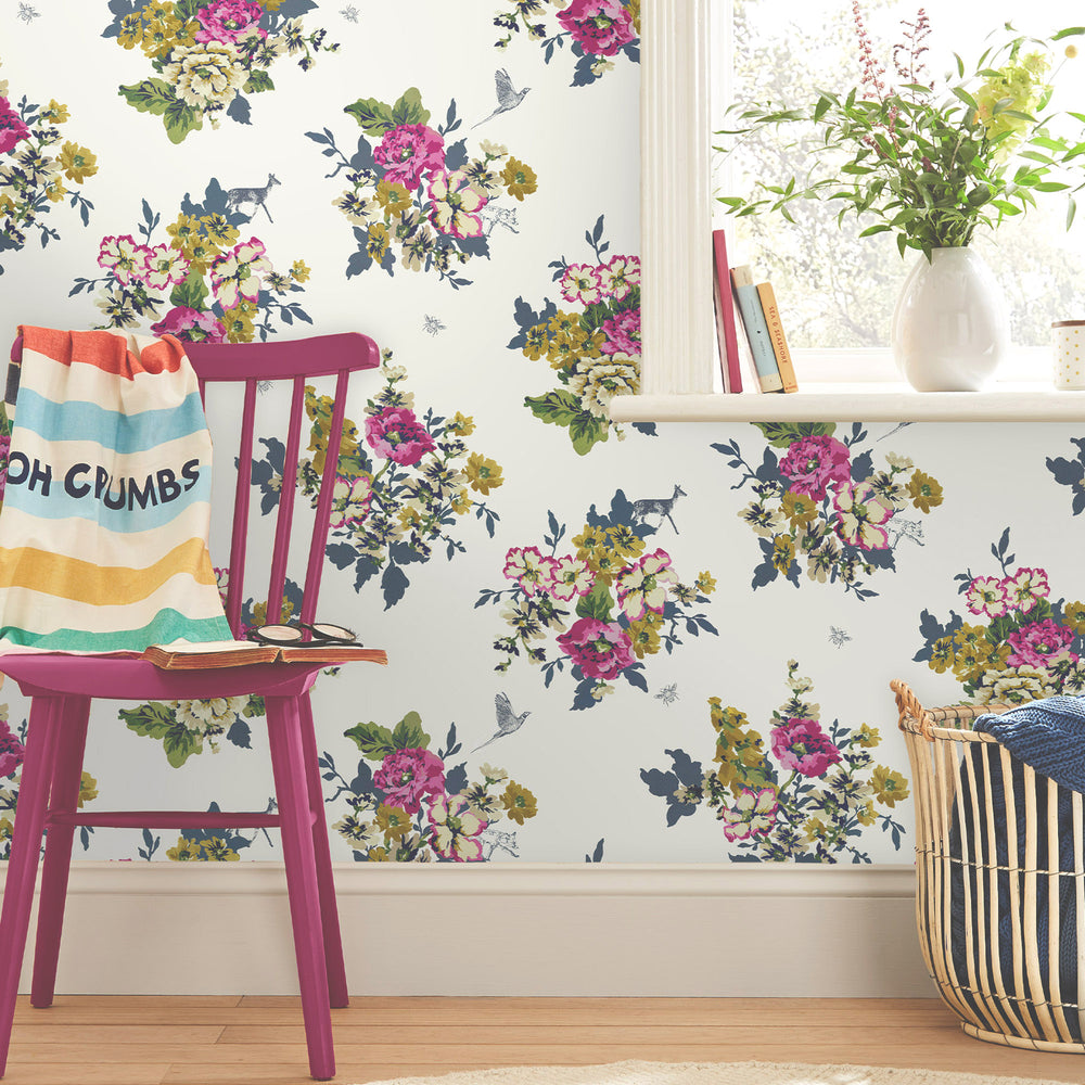 Joules Joules Floral Wallpaper