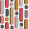Morse Wallpaper Sample Swatch  option Red/Grey Sample