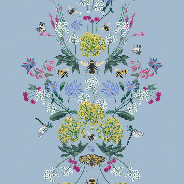 Perfect Pollinators Wallpaper Sample Swatch