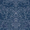 Silchester Wallpaper  option Midnight Seaspray Blue