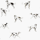 Sketchy Dogs Wallpaper Sample Swatch