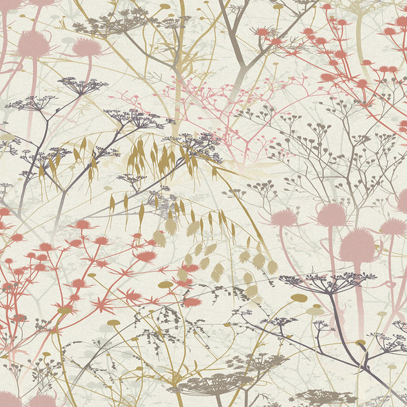 Clarissa Hulse Summer Border Blue Wallpaper Sample Swatch