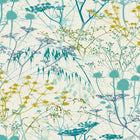 Clarissa Hulse Summer Border Blue Wallpaper Sample Swatch