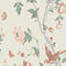 Summer Palace Wallpaper  option Sage and Apricot