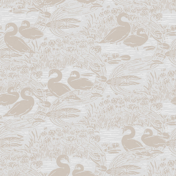 Swans Wallpaper Sample Swatch