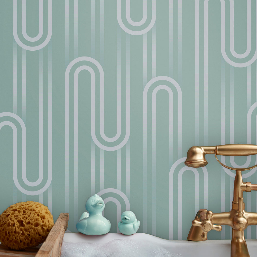 Envy Ups n Downs Lavender Wallpaper