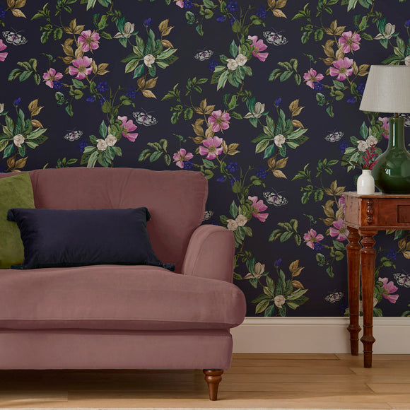 Wakerly Woodland Floral Wallpaper