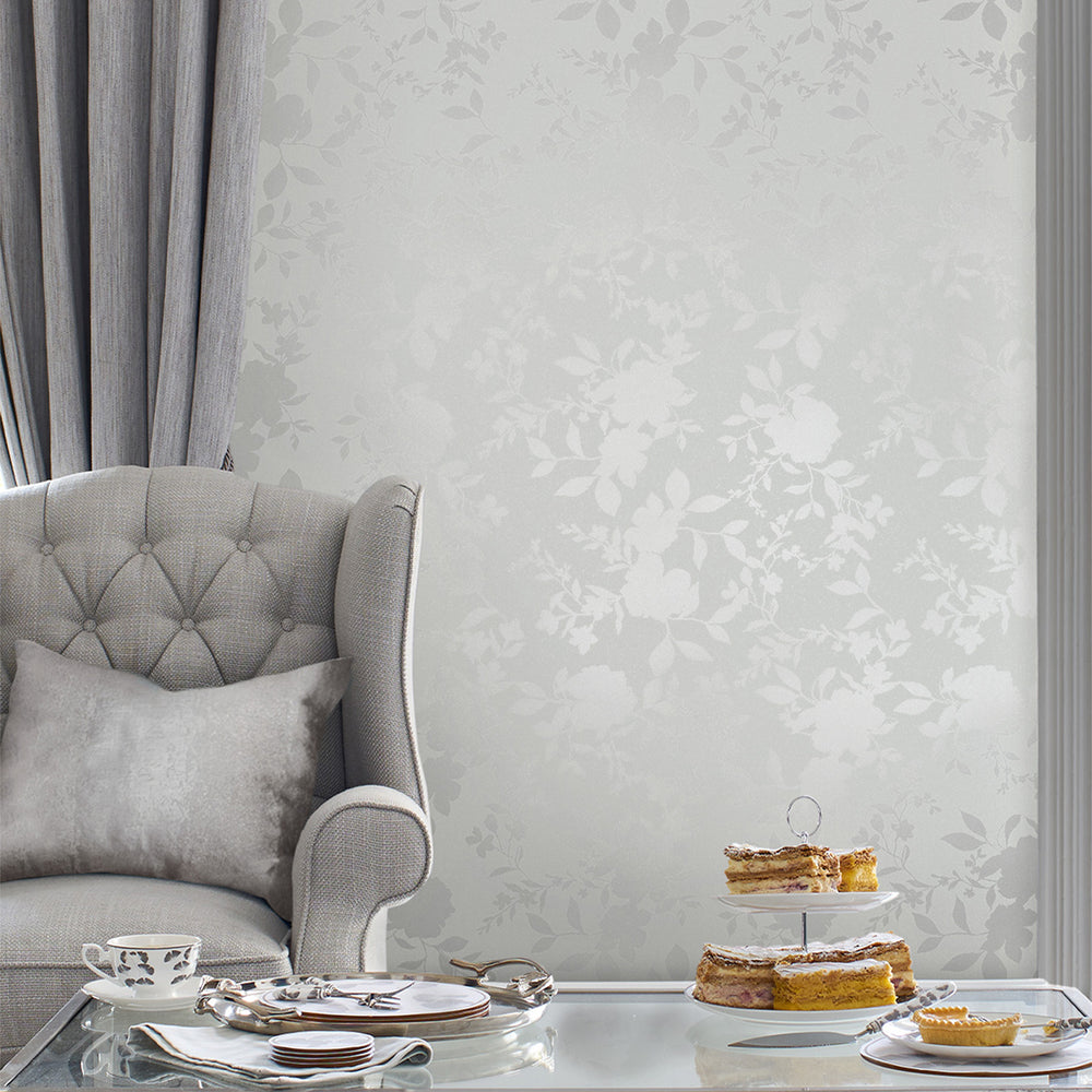 Laura Ashley Westbourne Wallpaper Midnight Blue Wallpaper