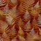 Woodland Fern Wallpaper Sample Swatch  option Rust Sample