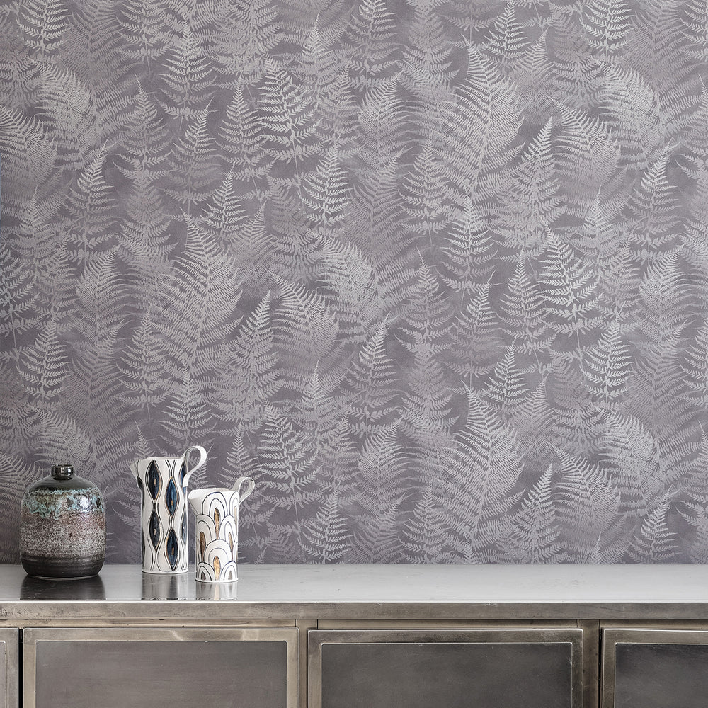 Clarissa Hulse Woodland Fern Emerald Wallpaper