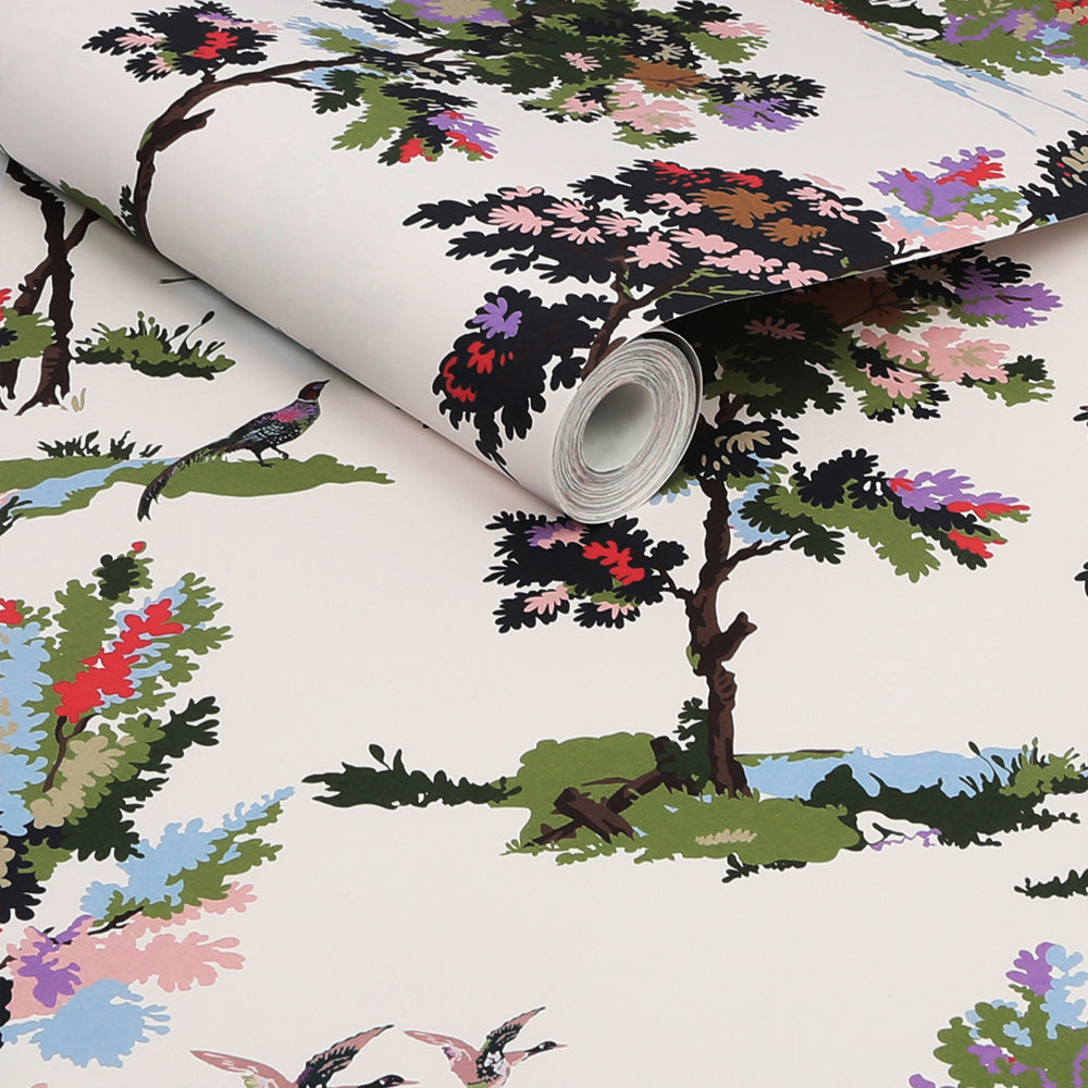 Joules Woodland Scene Wallpaper