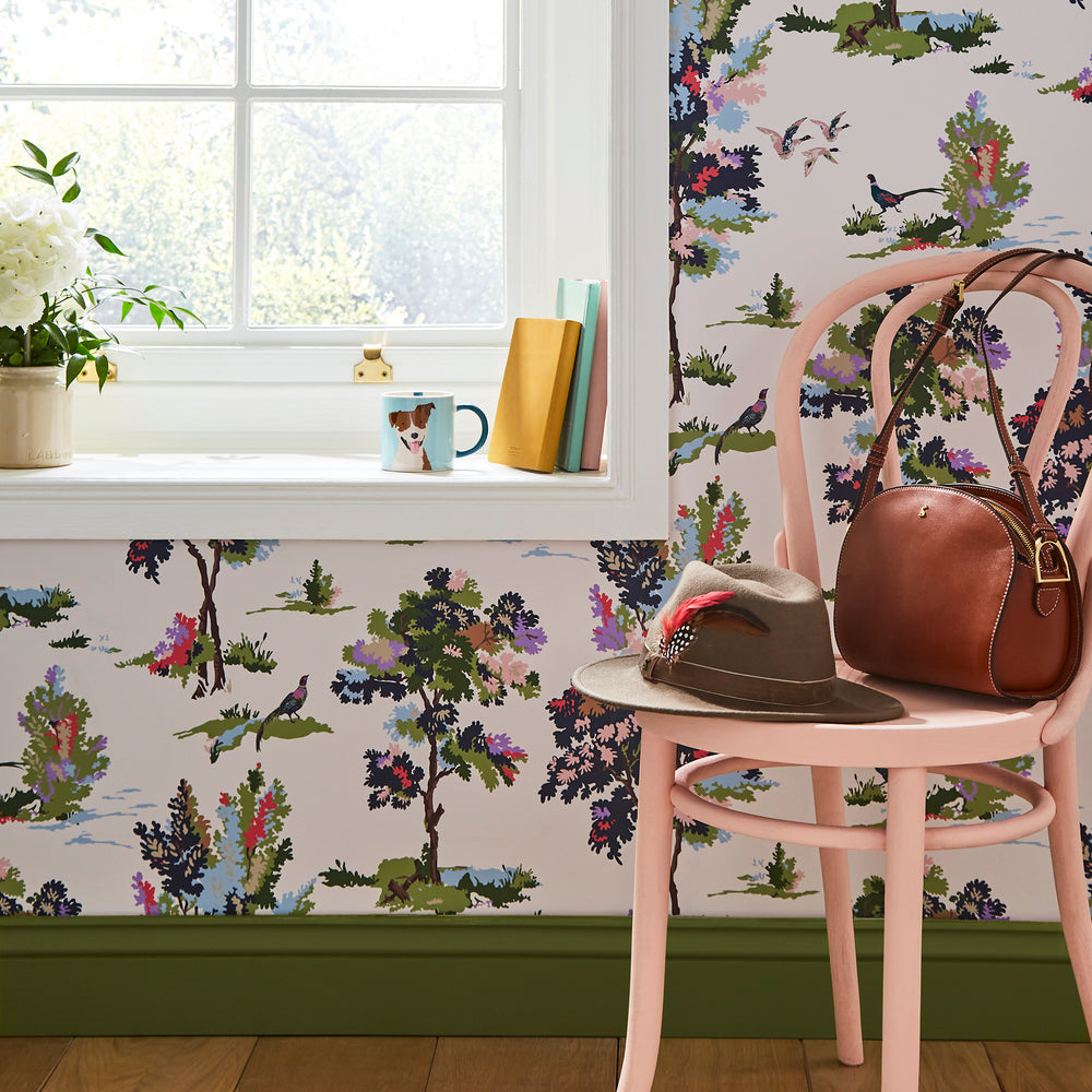 Joules Woodland Scene Wallpaper