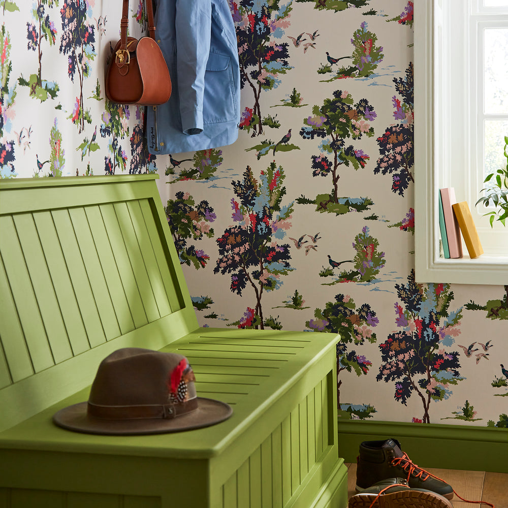 Joules Woodland Scene Wallpaper
