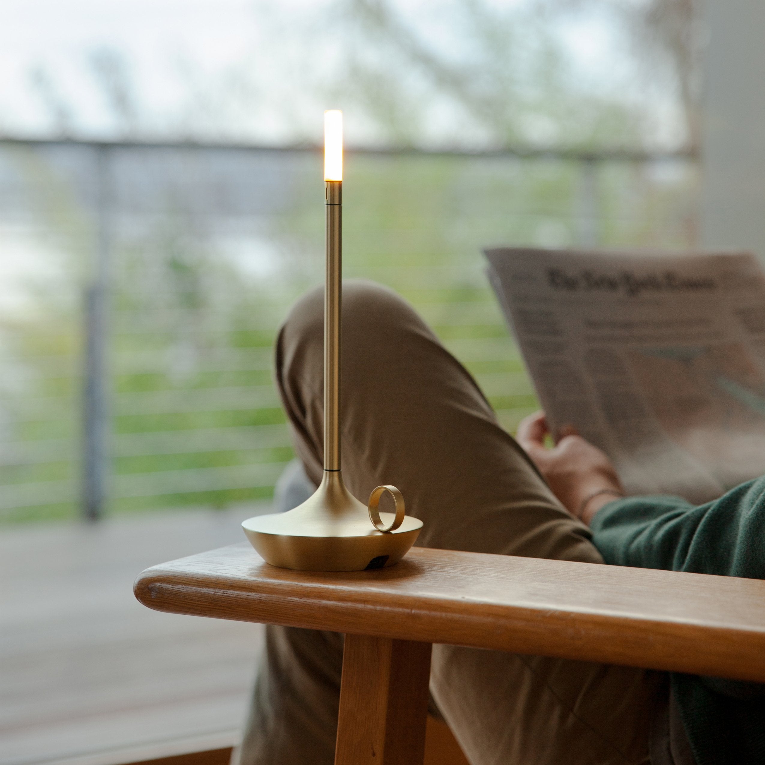 Graypants Wick Portable Table Lamp - 2Modern