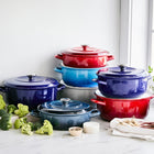Merten And Storck German Enameled Iron Dutch Oven